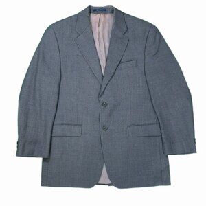 Ralph Lauren Men's Blazer Heather Gray Wool Made In Canada Size 41R